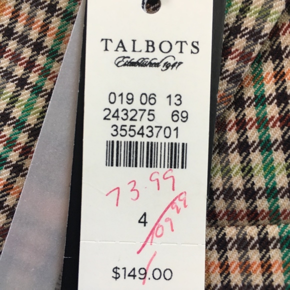 NWT Talbots 4 classic blazer jacket - Picture 2 of 6